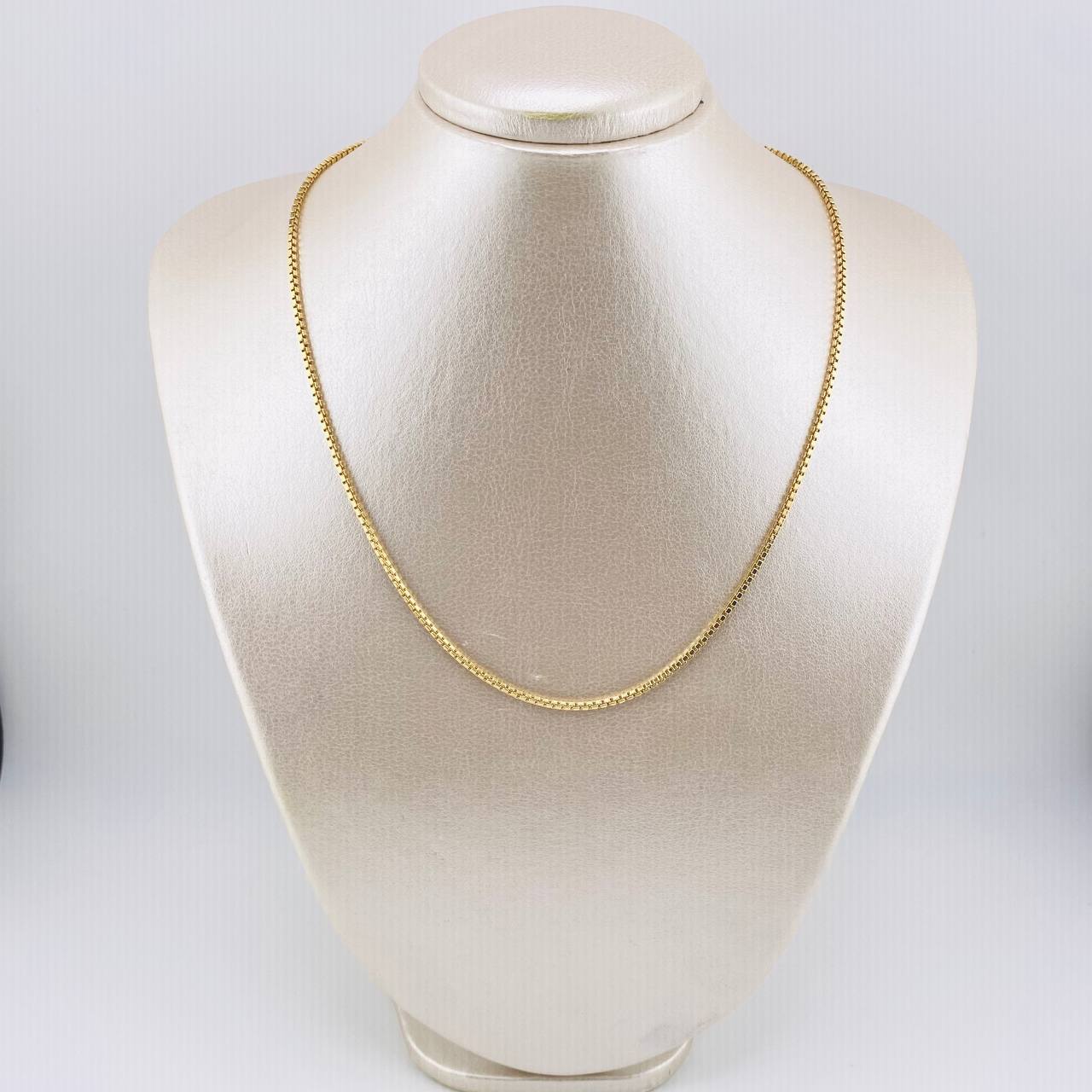 Cadena Veneciana 4.8gr / 17 3/4 in / 1.7mm Oro Amarillo +3 18K *