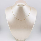 Cadena Plana 1.45gr / 13 3/4 in / 1.6mm Tres Oros +3 18K *