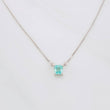 Emerald Four-Prong Chain 0.29cts 1.85g / 18 in / 4.01mm Sterling Silver 925