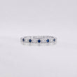 Churumbela Sapphire Ring 0.19pts 1.25g / T6 3/4 Silver 925
