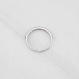 Churumbela Sapphire Ring 0.19pts 1.25g / T6 3/4 Silver 925