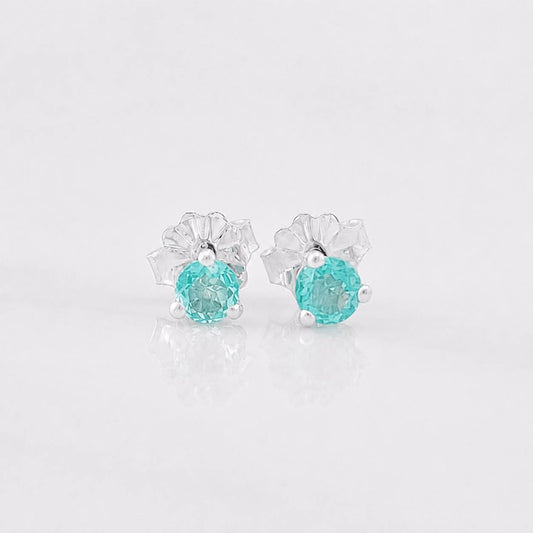 Topos Tres Garras Esmeralda 0.25pts 0.65g / in / 3.48mm Plata 925