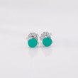 Topos Tres Garras Esmeralda 0.3pts 0.7g / in / 4.06mm Plata 925