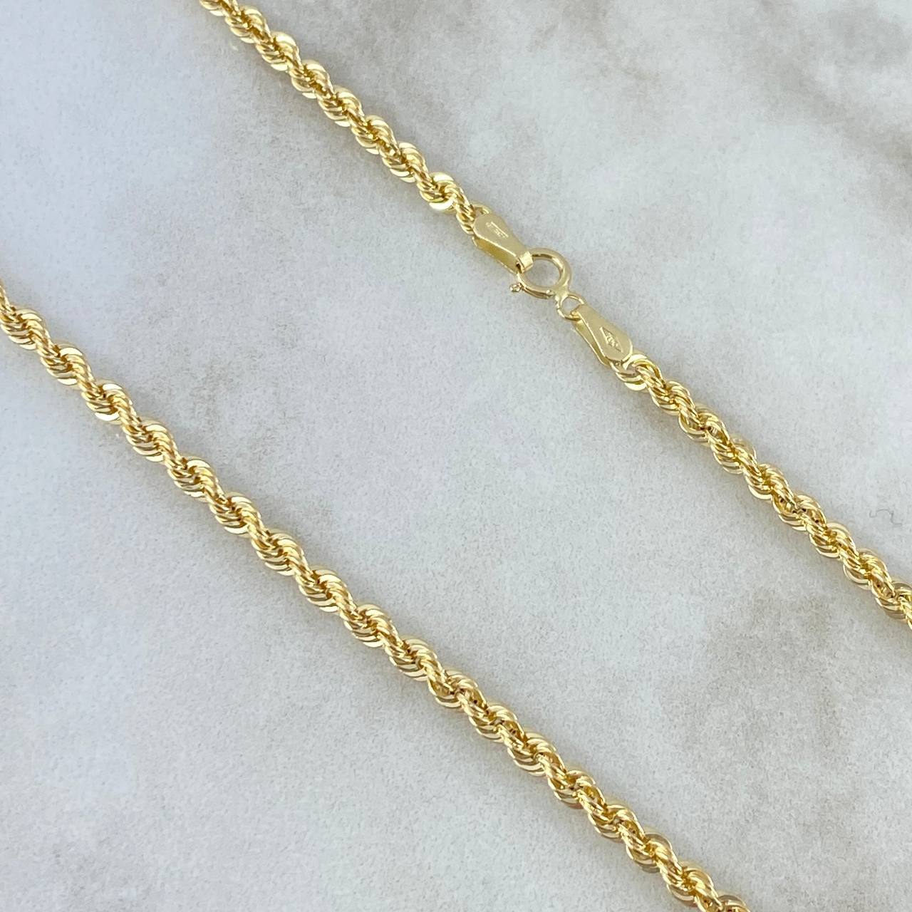 Cadena Lazo 4.65gr / 20 in / 2.66mm Oro Amarillo +3 18K !