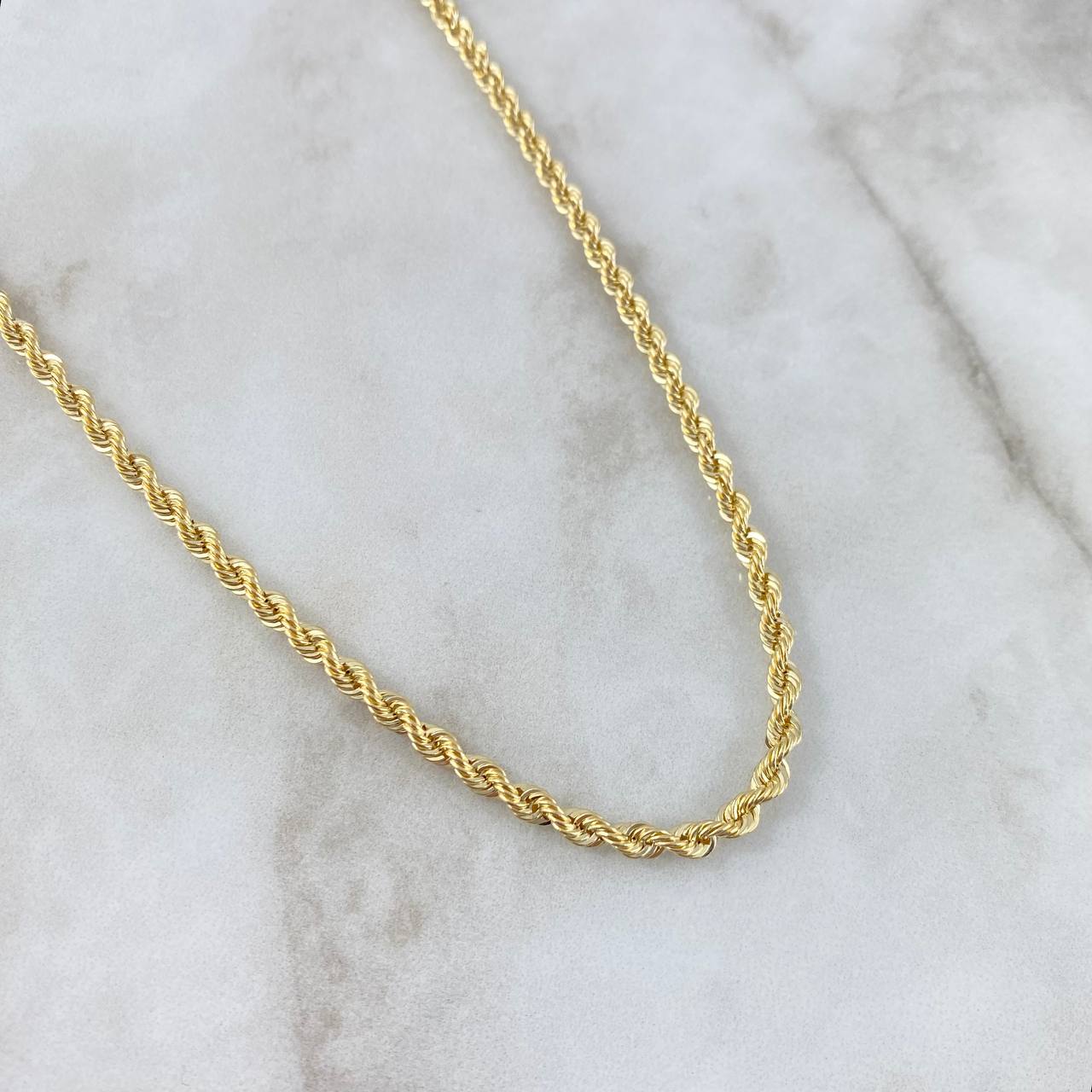Cadena Lazo 3.8gr / 45cm / 2.6mm Oro Amarillo +3 18K *
