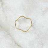 Anillo Zig Zag 0.8 g / T6 3/4 Oro Amarillo 18K