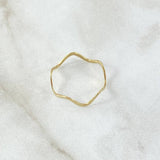 Anillo Zig-Zag 0.85 g / T6 1/4 Oro Amarillo 18K
