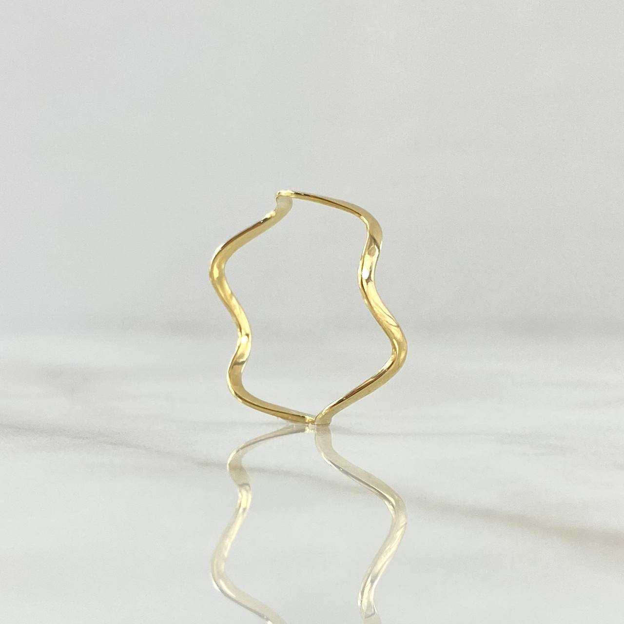 Anillo Zig Zag 1.25g / T5 Oro Amarillo 18K