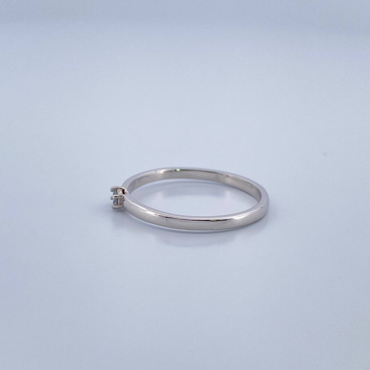 Anillo Solitario Diamante 1.4gr / T6 / Oro Amarillo 18K %