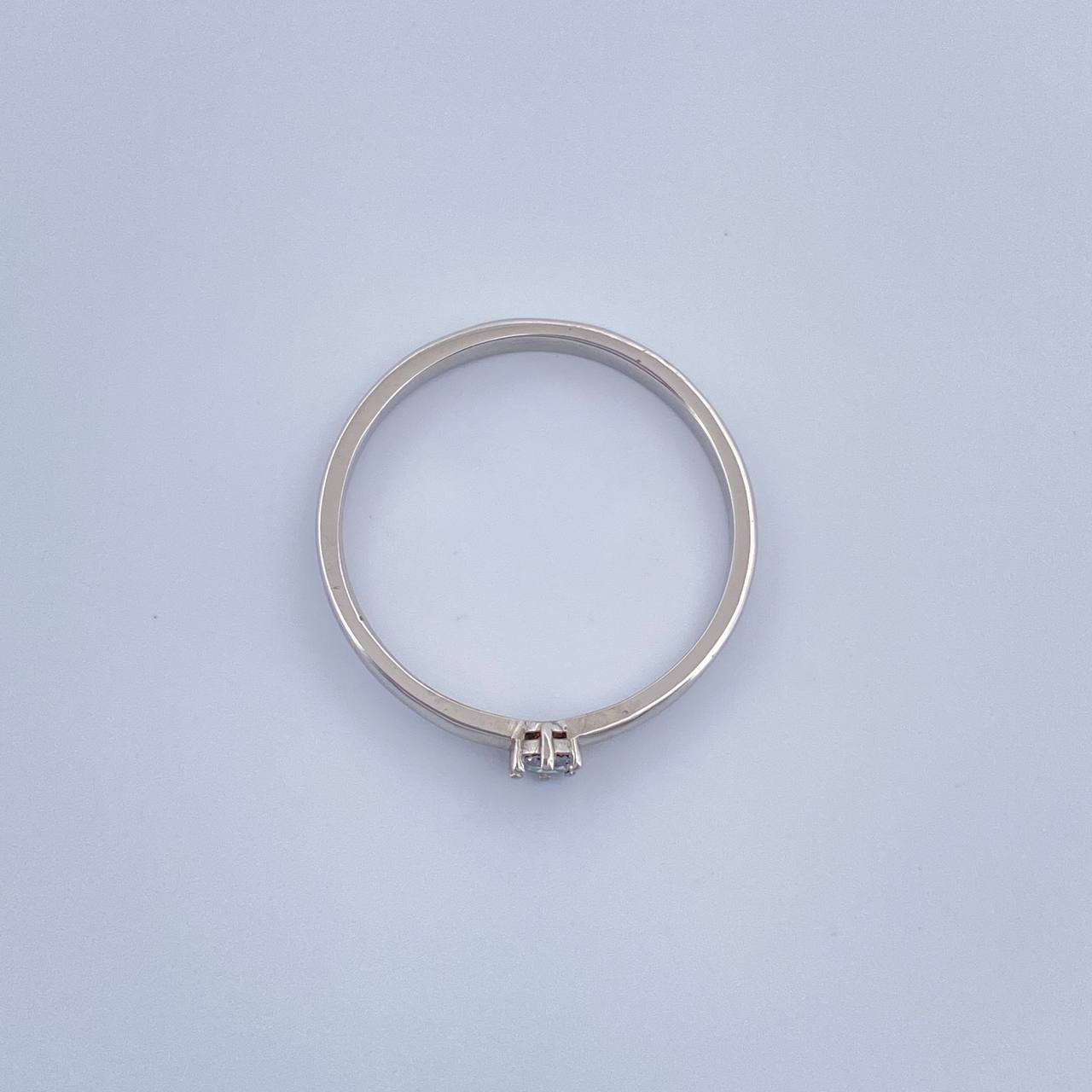 Anillo Solitario Diamante 1.4gr / T6 / Oro Amarillo 18K %