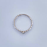 Anillo Solitario Diamante 1.4gr / T6 / Oro Amarillo 18K %