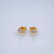 Topos Chaton Diamante 0.9gr / 3.15mm Oro Amarillo 18K %
