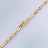 Cadena Tenis 24.4gr / 18 in / 4mm Oro Amarillo 18K %