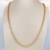 Cadena Tenis 24.4gr / 18 in / 4mm Oro Amarillo 18K %