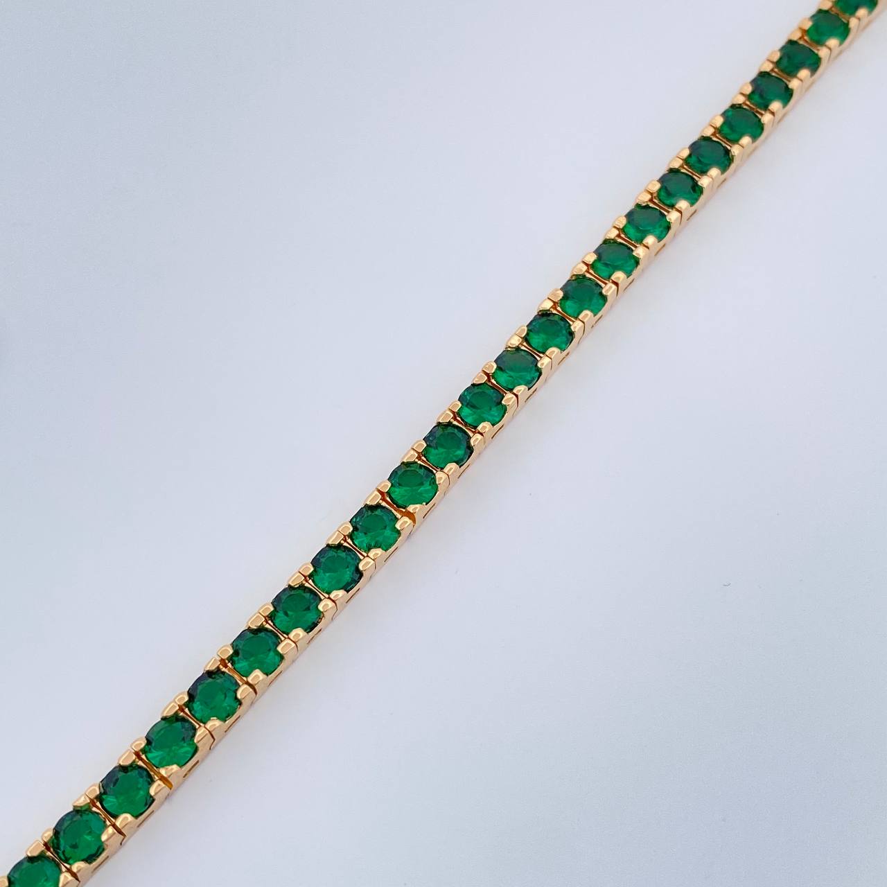 Pulso Tenis 16.3gr / 7 3/4 in / 4mm Oro Amarillo 18K %