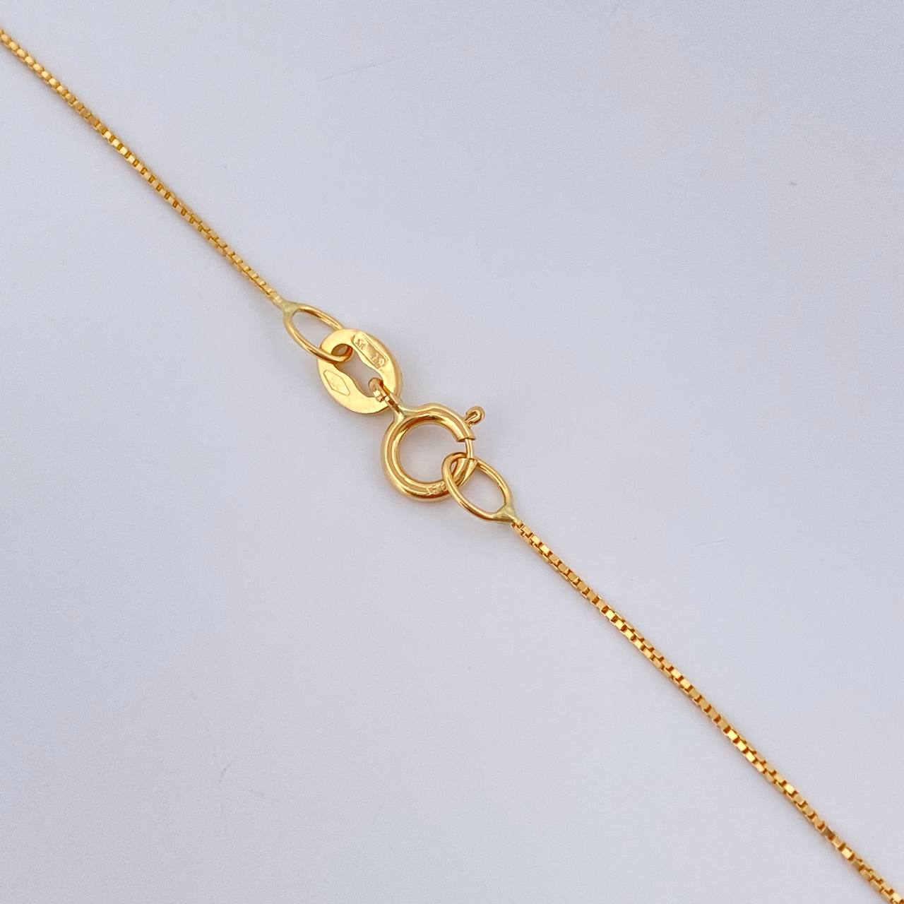 Cadena Veneciana 1.2gr / 17 3/4 in / 0.55mm Oro Amarillo +3 18K %
