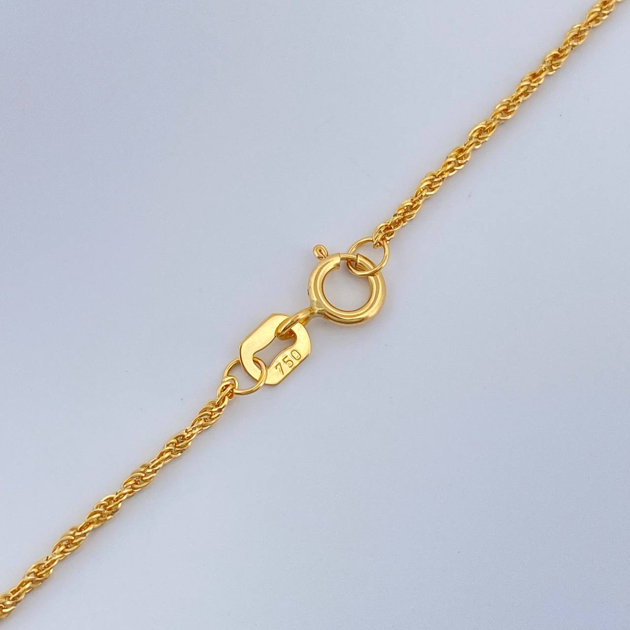 Cadena Lazo 1.15gr / 23 1/2 in / 1.2mm Oro Amarillo +3 18K %