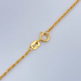 Cadena Lazo 1.15gr / 23 1/2 in / 1.2mm Oro Amarillo +3 18K %