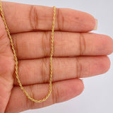 Cadena Lazo 1.15gr / 23 1/2 in / 1.2mm Oro Amarillo +3 18K %