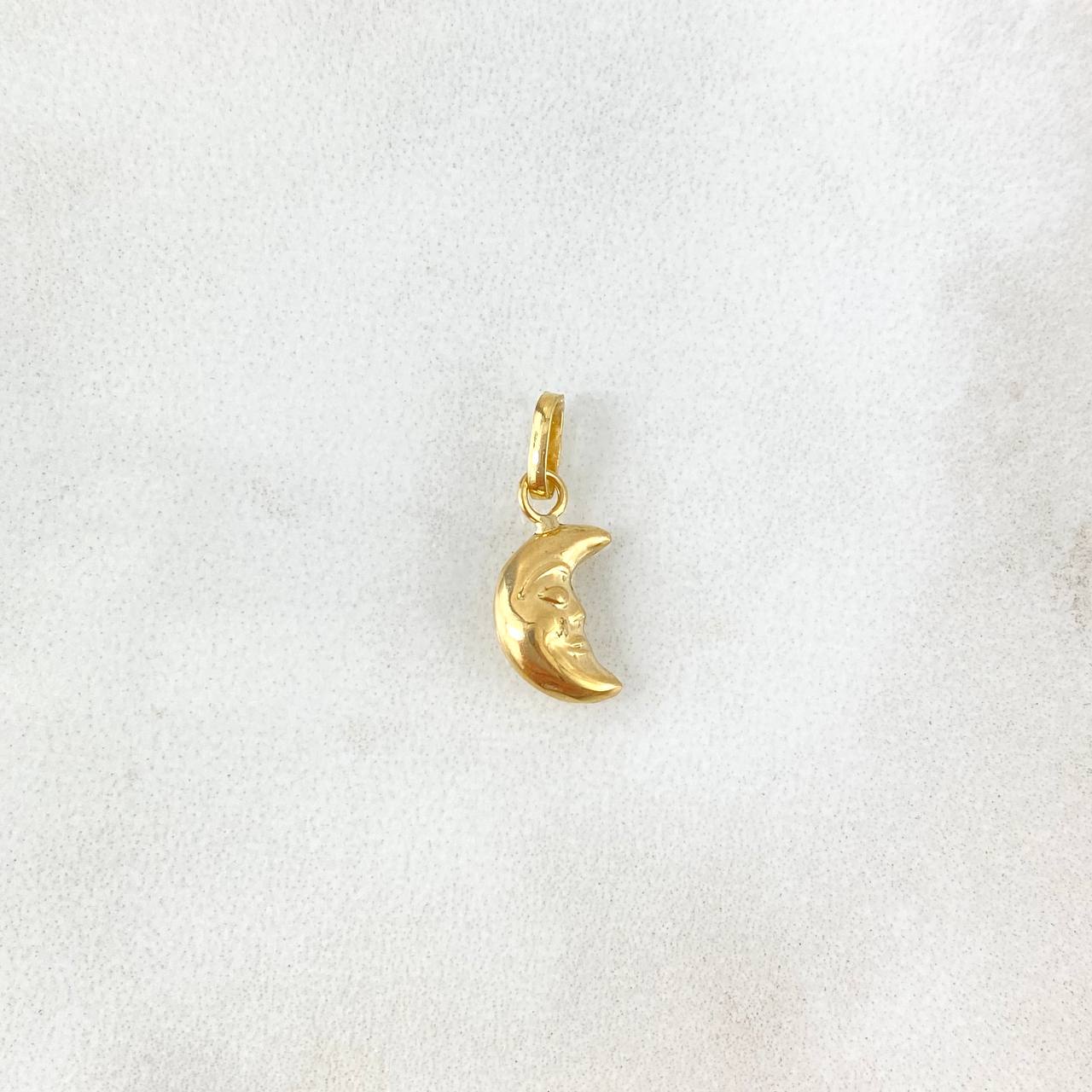 Pendant Moon 0.35gr / 1.7cm / Stamped Yellow Gold ©