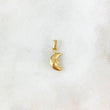 Pendant Moon 0.35gr / 1.7cm / Stamped Yellow Gold ©