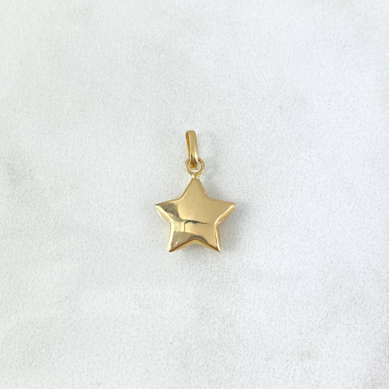 Pendant Star 0.55gr / 1.8cm / Stamped Yellow Gold ©