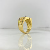 Horse Crown Ring 15.9gr / Size 11 / Yellow Gold Nac.Esp. ©