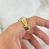Horse Crown Ring 15.9gr / Size 11 / Yellow Gold Nac.Esp. ©