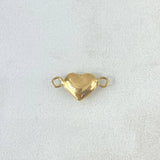 Charm Heart 0.3gr / 1.4cm / 18K Yellow Gold Stamped