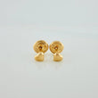 Heart Stud Earrings 0.4gr / Yellow Gold 18K &