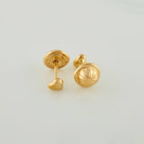 Heart Stud Earrings 0.4gr / Yellow Gold 18K &