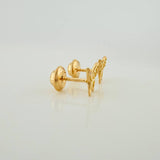 Topos Mariposa 0.75gr / 6.3mm Oro Amarillo 18K &