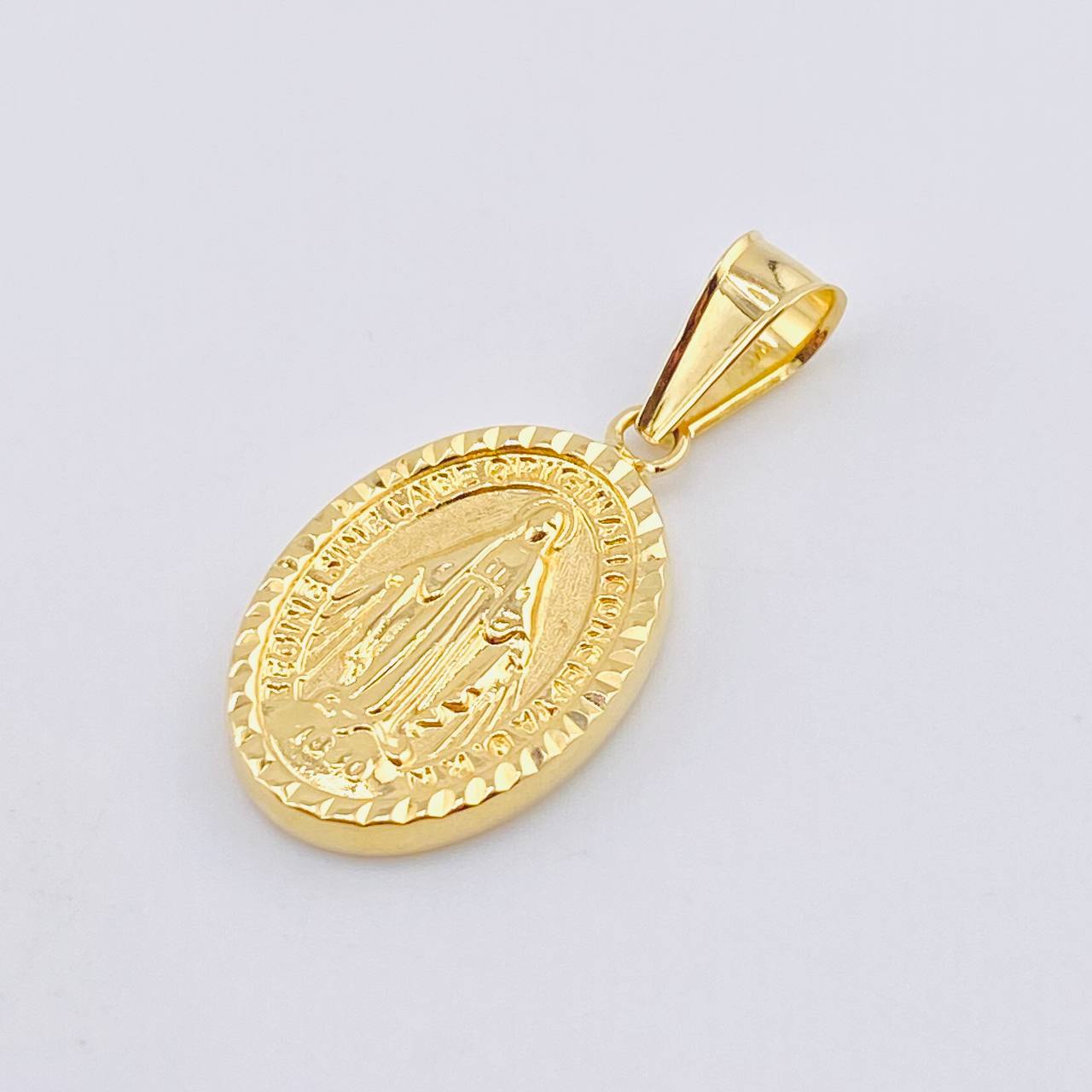 Pendant Miraculous Virgin 1.55gr / 1 in / Yellow Gold 18K *