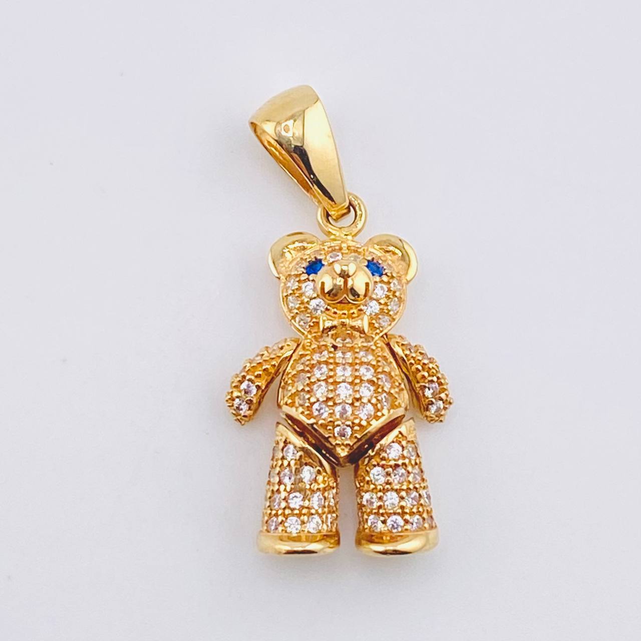 Pendant Articulated Bear 4.5gr / 1 1/4 in / Yellow Gold 18K *