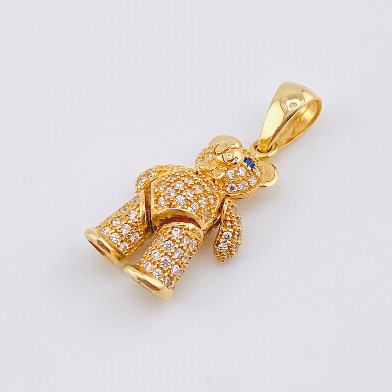Pendant Articulated Bear 4.5gr / 1 1/4 in / Yellow Gold 18K *