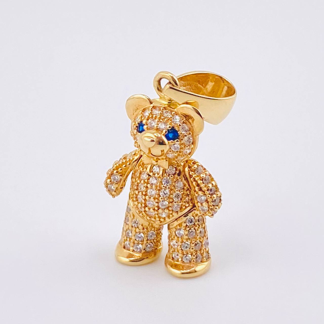 Pendant Articulated Bear 4.5gr / 1 1/4 in / Yellow Gold 18K *