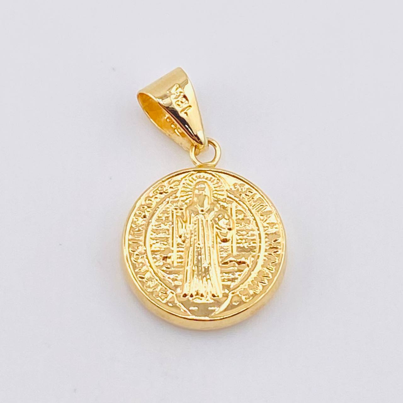 Pendant Saint Benedict 1gr / 1 in / Yellow Gold 18K *