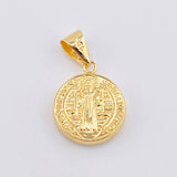 Pendant Saint Benedict 1gr / 1 in / Yellow Gold 18K *