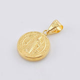 Pendant Saint Benedict 1gr / 1 in / Yellow Gold 18K *