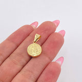 Pendant Saint Benedict 0.8gr / 3/4 in / Yellow Gold 18K *