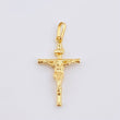 Dije Cruz Cristo 1.05gr / 1 1/4 in / Oro Amarillo 18K *
