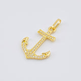 Pendant Anchor 1.05gr / 1 in / Yellow Gold 18K *