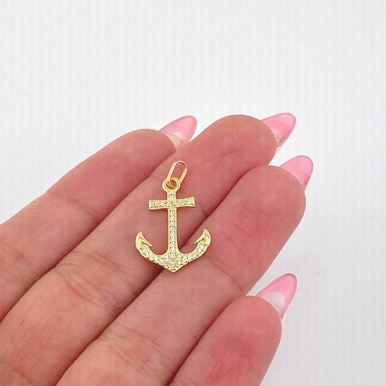 Pendant Anchor 1.05gr / 1 in / Yellow Gold 18K *