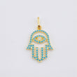Pendant Hamsa Hand 1.2gr / 1 in / Yellow Gold 18K *