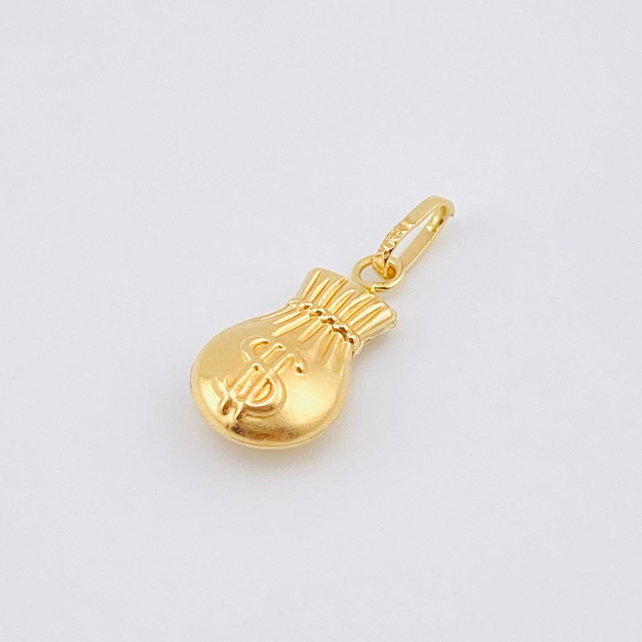 Dije Bolsa Dinero 0.55gr / 3/4 in / Oro Amarillo 18K