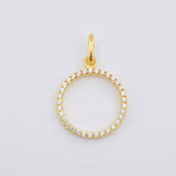 Pendant Hoop 0.9gr / 3/4 in / Yellow Gold 18K *