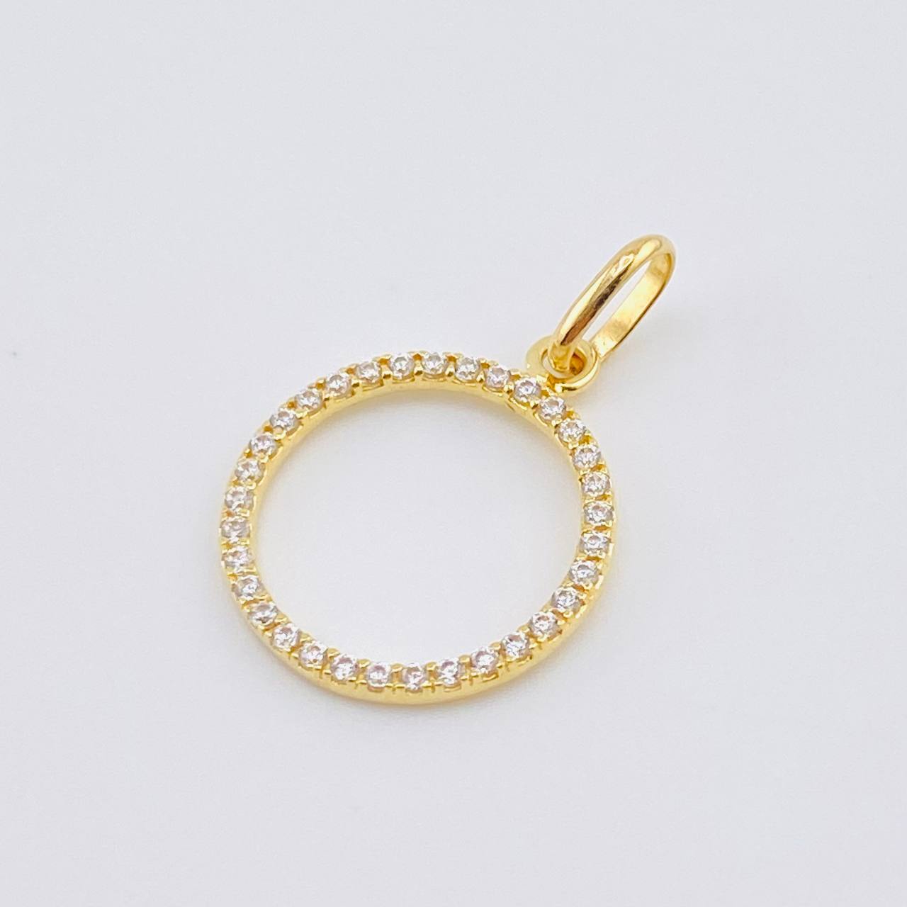 Pendant Hoop 0.9gr / 3/4 in / Yellow Gold 18K *