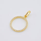 Pendant Hoop 0.9gr / 3/4 in / Yellow Gold 18K *
