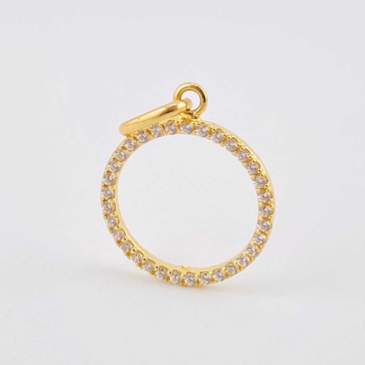Pendant Hoop 0.9gr / 3/4 in / Yellow Gold 18K *