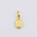 Pendant Miraculous Virgin 0.3gr / 1/2 in / Yellow Gold 18K *